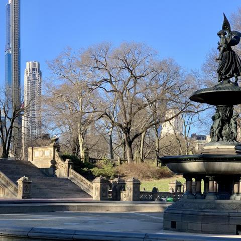 March 2020, Bethesda Terrace: Angel of the Waters