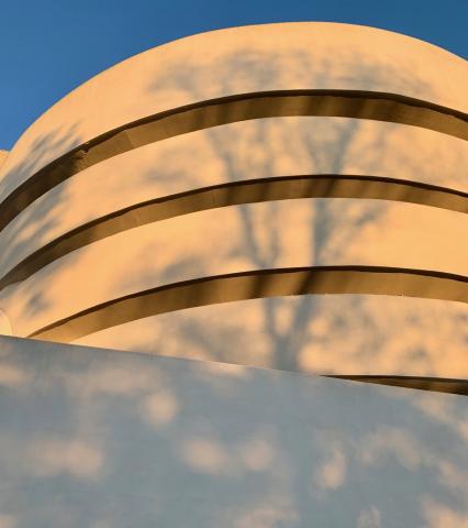The Guggenheim by Frank Lloyd Wright